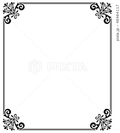 Decorative frame Elegant vector element for design 46464117