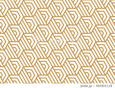 Abstract geometric pattern with stripes, lines. 46464118