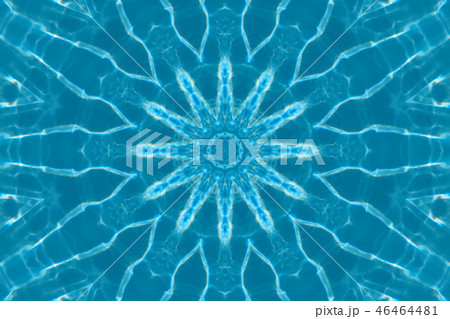 Abstract blue star 46464481