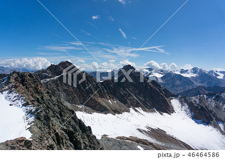 Mountain lake landscape in Europe Tyrol Alps Mountain lake landscape in Europe Tyrol Alps 46464586