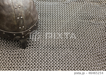 Medieval knight's armor mail frame.  46465254