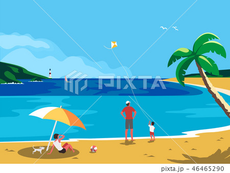 Summer holidays family travel 46465290
