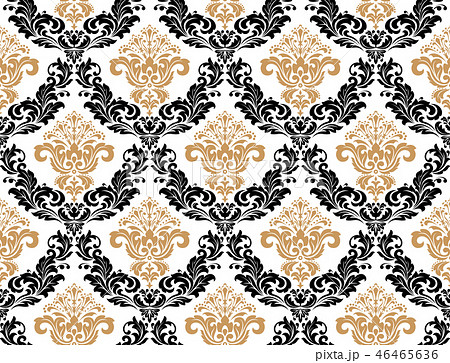Wallpaper in the style of Baroque. Seamless  46465636