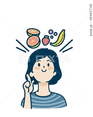 女性_フルーツ 46465748