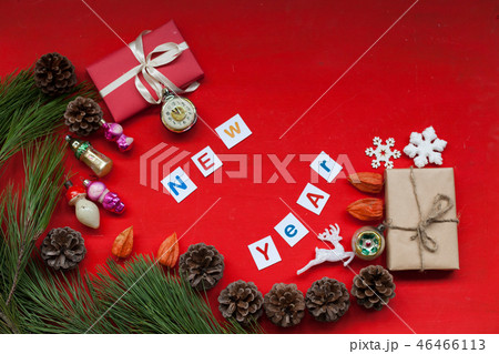 Christmas background new year tree decoration winter holiday gifts decor Merry Christmas Christmas background new year tree decoration winter holiday gifts decor Merry Christmas 46466113