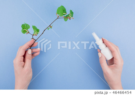 Concept of seasonal spring allergy 46466454