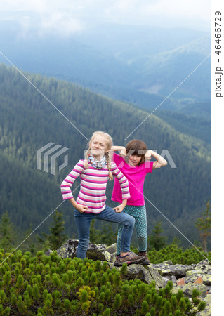 girls child in the mountains 46466729
