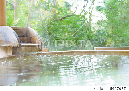 露天風呂  旅館 温泉イメージ 46467087