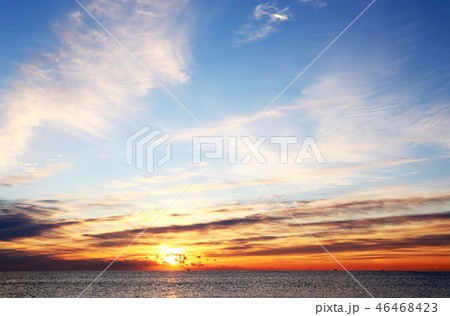 12月中旬の海　茨城県日立市 46468423