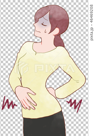 女性／腹痛 46469208