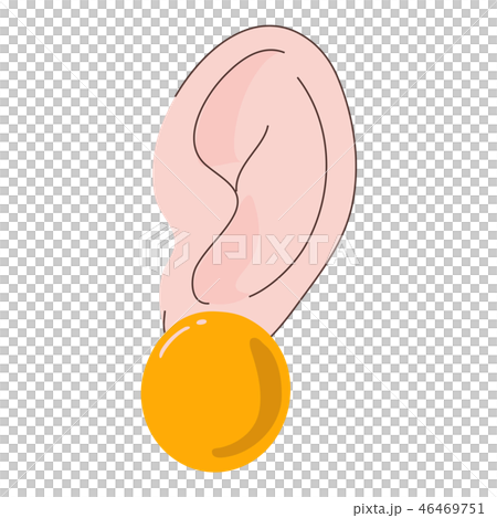 ピアス　耳　大きめ 46469751