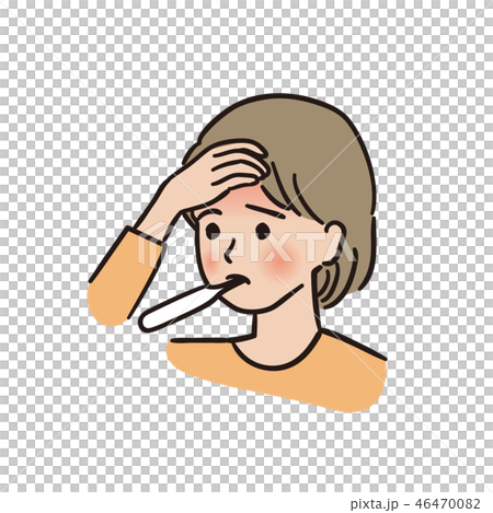 発熱 - 女の子 46470082