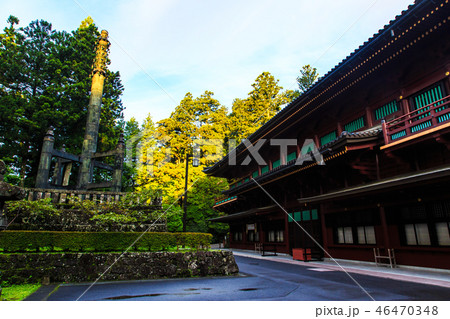 新緑の日光輪王寺護摩堂 朝風景 世界遺産 【栃木県日光市】 新緑の日光輪王寺護摩堂 朝風景 世界遺産 【栃木県日光市】 46470348