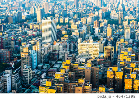 Beautiful architecture building exterior in taipei city in Taiwan 46471298
