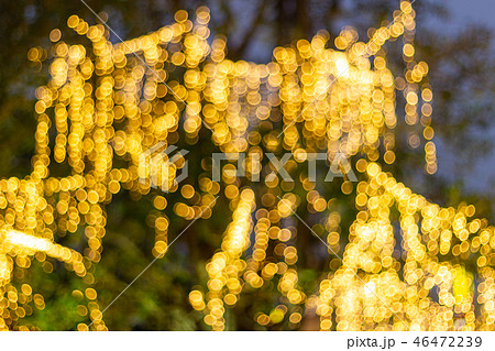 Blur decorative Christmas lights happy new year  46472239