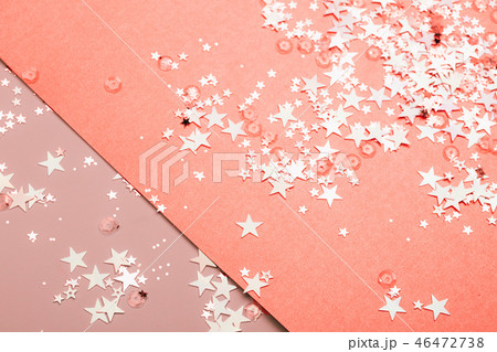 Confetti inspired by Living Coral. Confetti inspired by Living Coral. 46472738