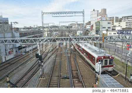 【近鉄大和西大寺駅】複雑な線路分岐 46475881
