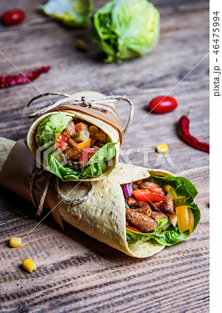 Mexican tortilla wrap Mexican tortilla wrap 46475994