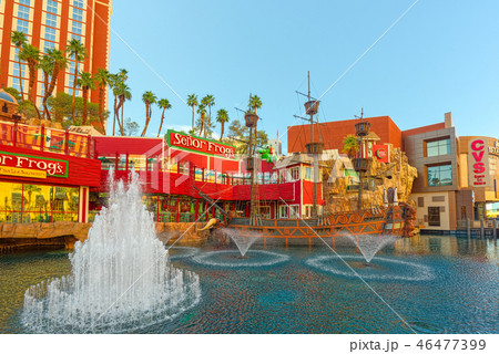 Main street of Las Vegas is the Strip. Main street of Las Vegas is the Strip. 46477399