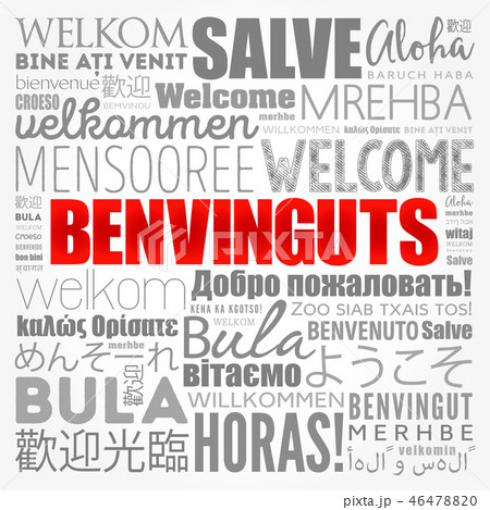 Benvinguts (Welcome in Catalan) word cloud 46478820