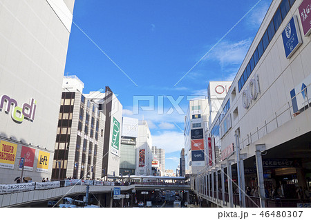 東京都町田市の街並みの写真素材