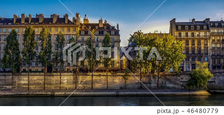 Paris , on the Banks of the River Seine Paris , on the Banks of the River Seine 46480779