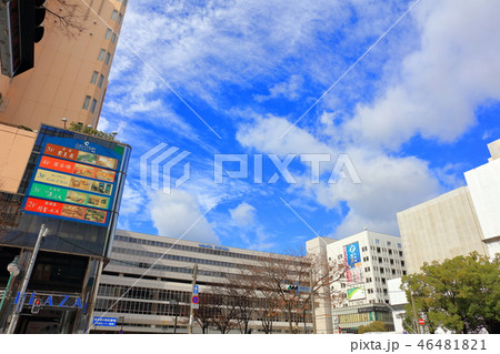 秋のJR博多駅筑紫口 福岡市博多区 秋のJR博多駅筑紫口 福岡市博多区 46481821