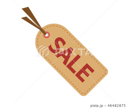タグ　フレーム　枠　付箋　sale　セール　割引　値札　割引札 46482875