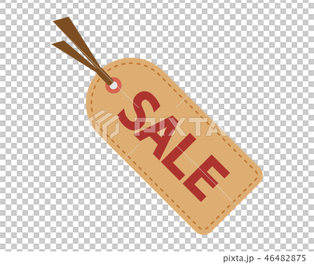 タグ　フレーム　枠　付箋　sale　セール　割引　値札　割引札 46482875