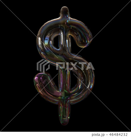 Soap bubble dollar currency signのイラスト素材 [46484232] - PIXTA