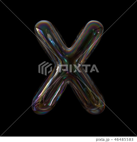 x bubble letter