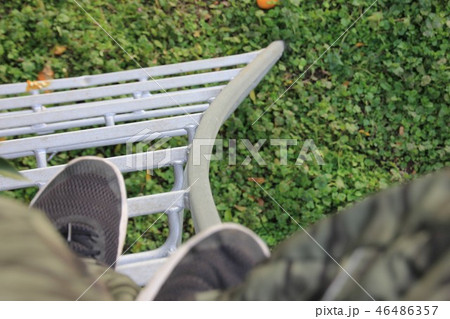 足　一人称視点 46486357