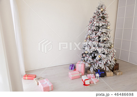 Christmas tree with presents new year holiday decor winter Garland 46486698