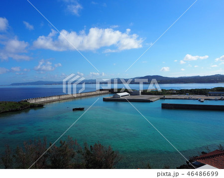 秋の沖縄の海 秋の沖縄の海 46486699