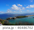 秋の沖縄の海 46486702