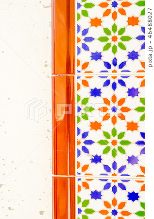 Traditional ornamental Spanish decorative tiles 46488027