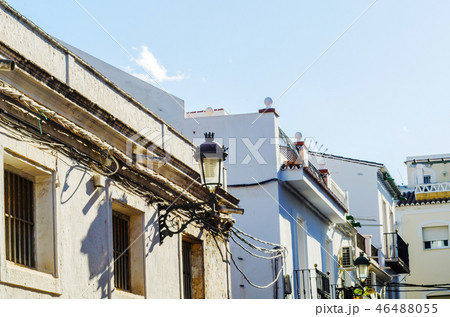 old stylish street lamp  46488055