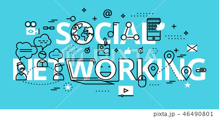 Concept of social networking Concept of social networking 46490801