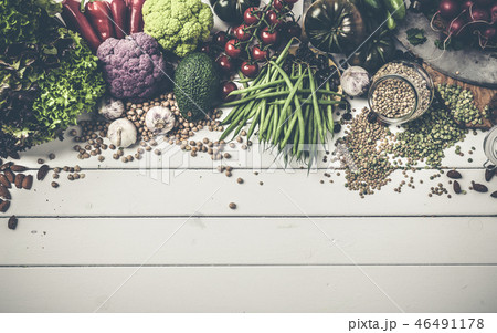 winter vegetarian, vegan food cooking ingredients 46491178