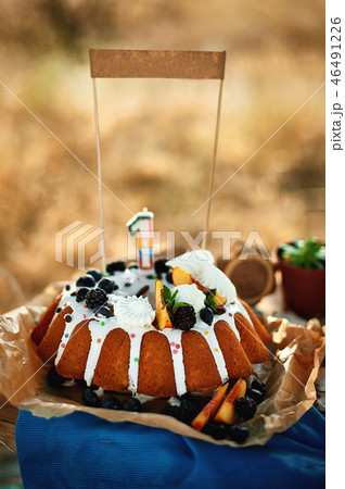 birthday cake for birthday party.  46491226