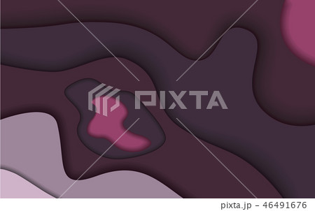 Multicolored layers with smooth contours and shades from purple to brown. Background. Multicolored layers with smooth contours and shades from purple to brown. Background. 46491676
