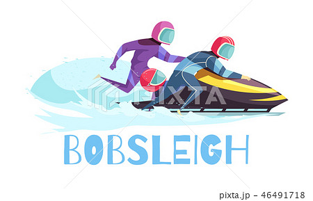 Bobsleigh Sports Illustration 46491718