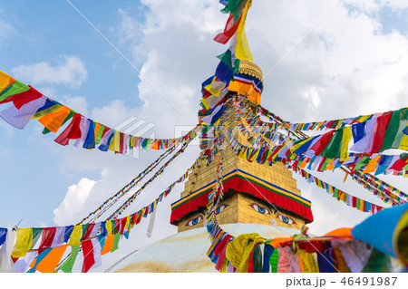 Boudhanath Stupa in Kathmandu, Nepal 46491987