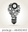Light bulb with cogs 46492402