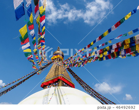 ネパール・カトマンズ・ボダナート寺院 / Bouddhanath Stupa, Kathmandu 46492692