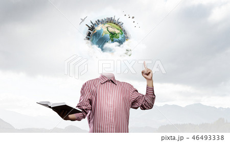 Portrait of headless guy 46493338