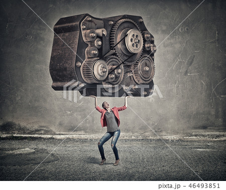 She is not afraid of hard work 46493851