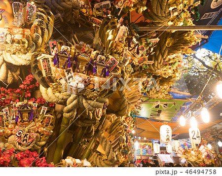 新宿 花園神社の酉の市 新宿 花園神社の酉の市 46494758