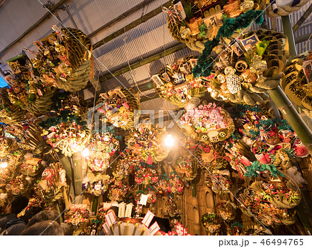 新宿　花園神社の酉の市 46494765