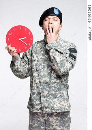 軍人 時計 男 46495061